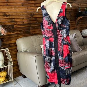 New evening silk dress. By Single. With pockets